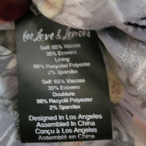 For Love And Lemons Arabella Maxi Dress Womens M Boho Chic Floral Y2K Romance - Picture 6 of 10